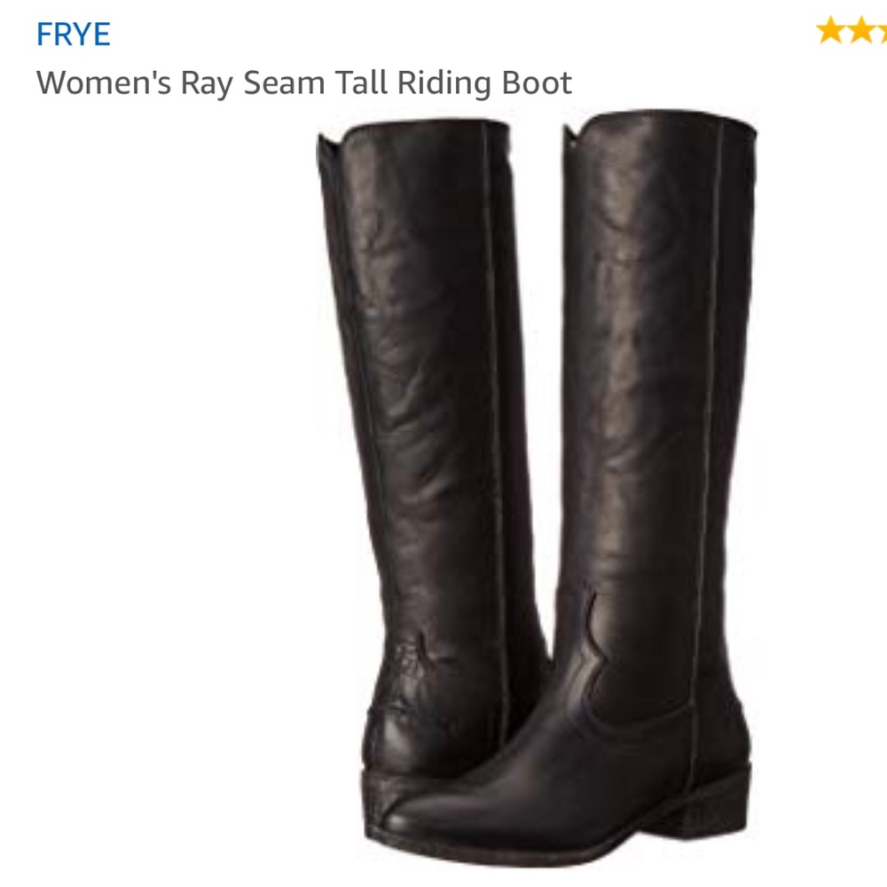 Black Leather Women’s Frye Tall Riding Boots